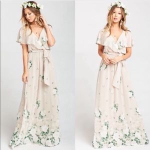New Show Me Your MuMu Audrey Maxi Dress L